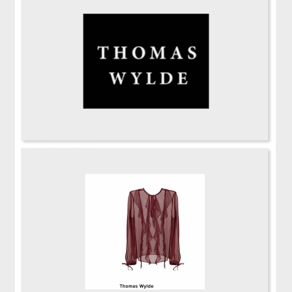 Thomas Wylde designer blouse + free gift - Picture 4 of 10